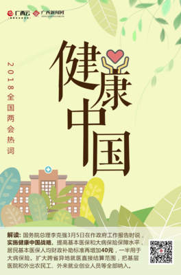“健康中國(guó)”引領(lǐng)新時(shí)代 2018全國(guó)兩會(huì)中的健康民生藍(lán)圖
